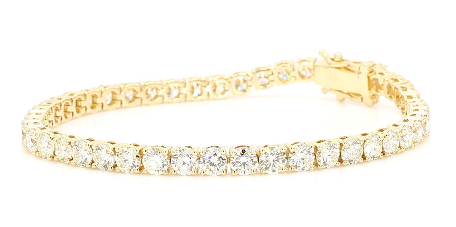 Natural White Round Diamond Bracelet