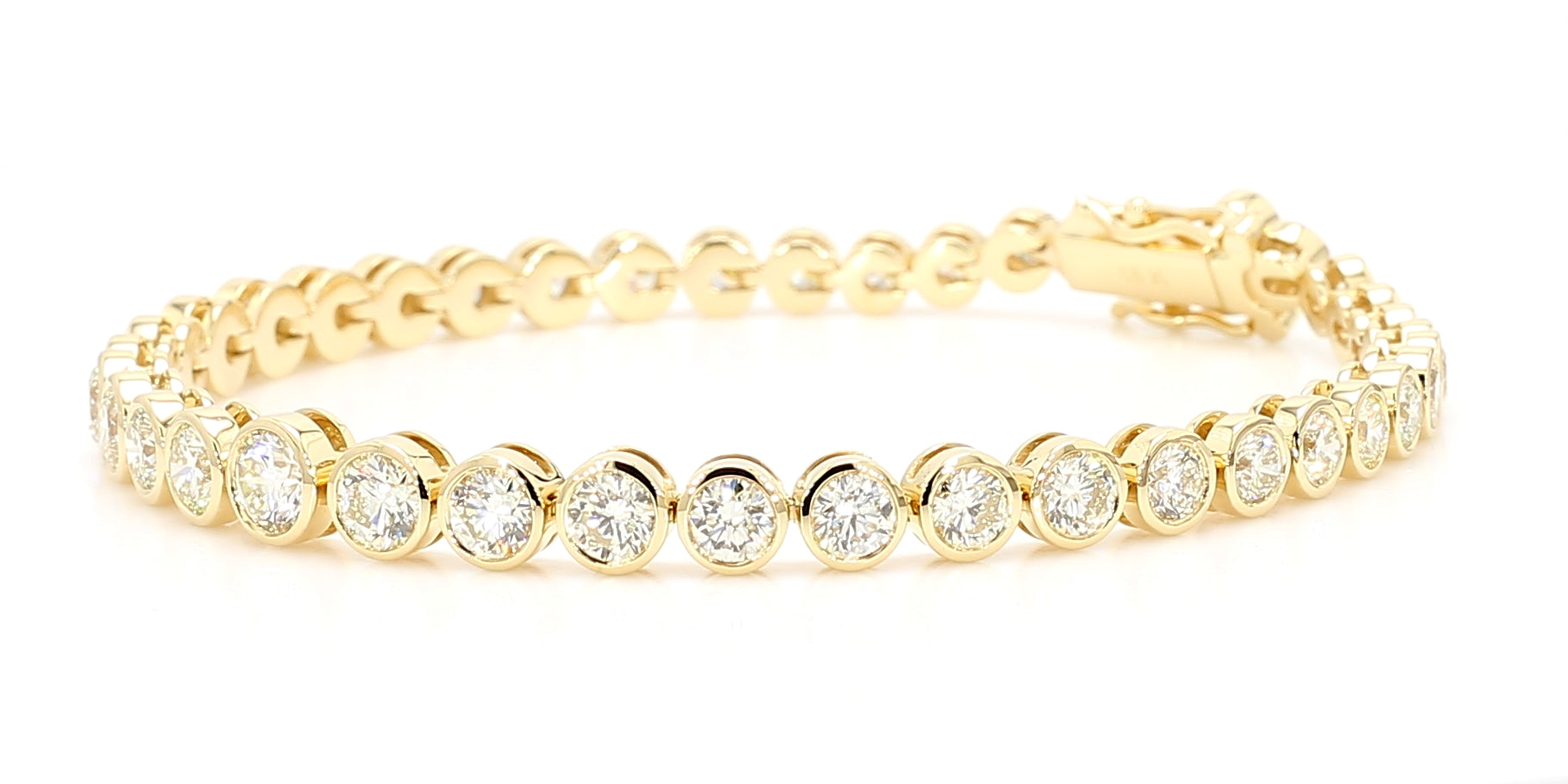 Natural White Round Diamond Bracelet