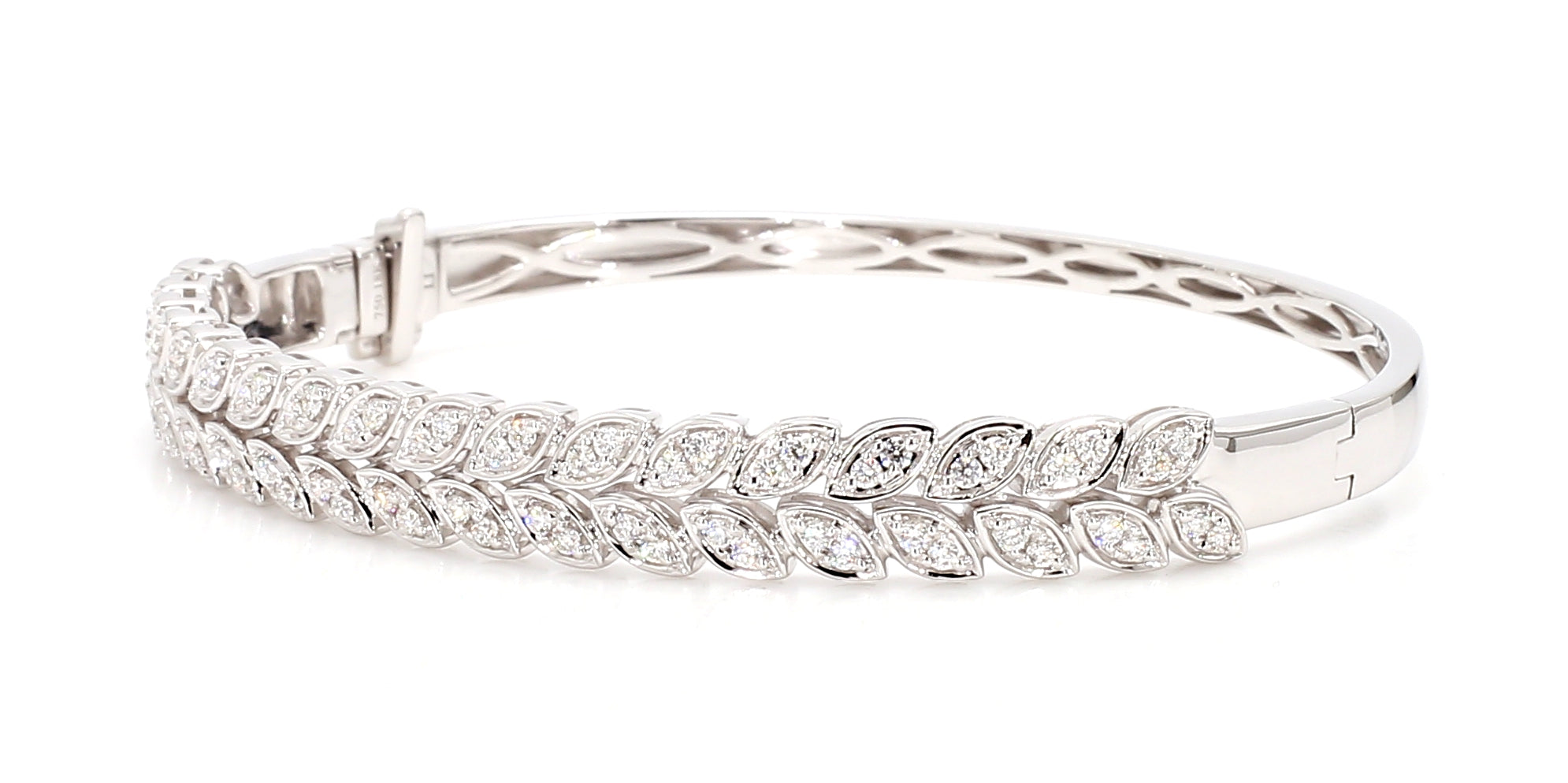 Natural White Round Diamond Bracelet