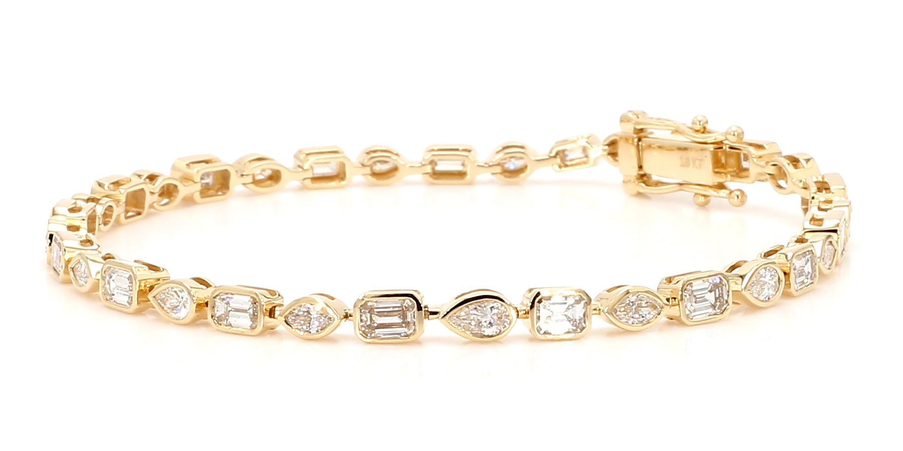 Natural White Mix Diamond Bracelet
