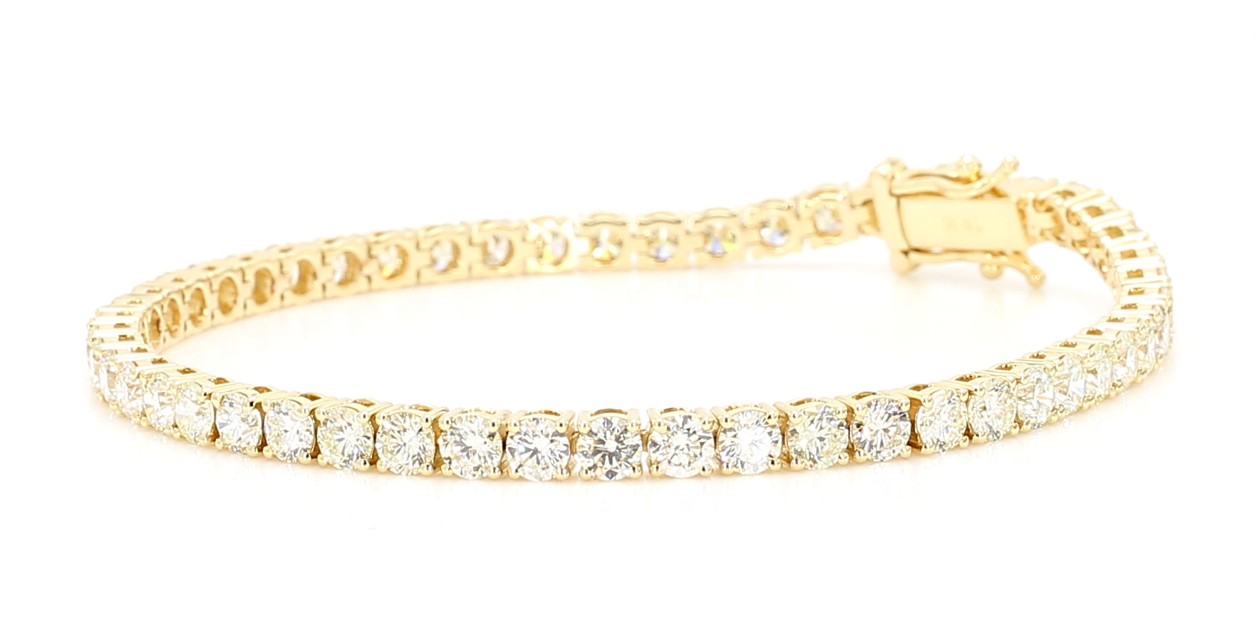 Natural White Round Diamond Bracelet