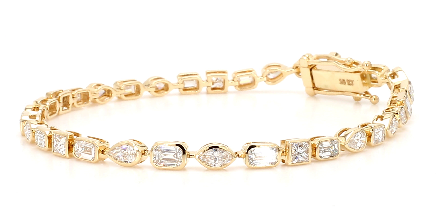 Natural White Mix Diamond Bracelet