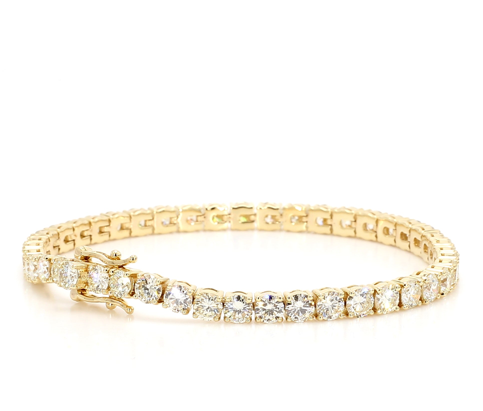 Natural White Round Diamond Bracelet
