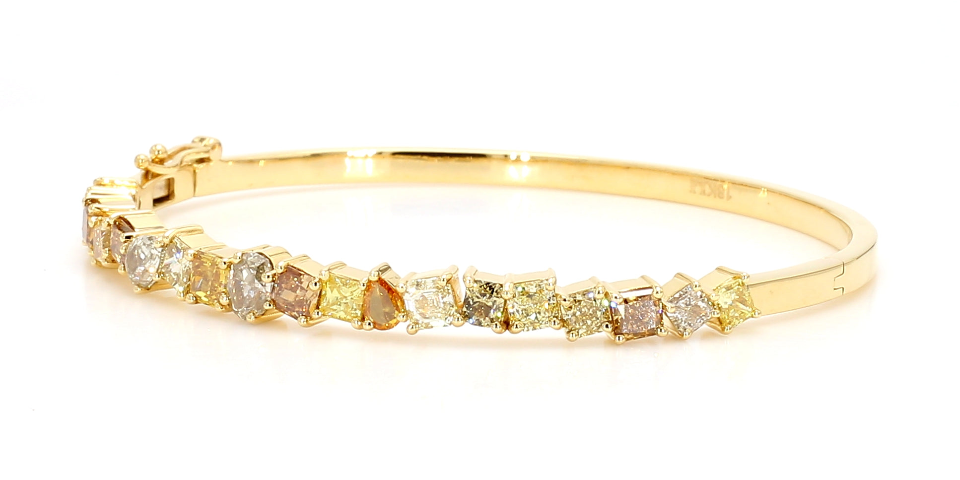Natural Mix Radiant Diamond Bracelet