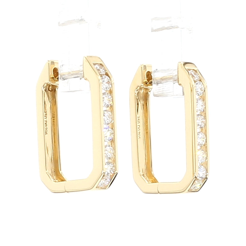 Natural White Round Diamond EARRING