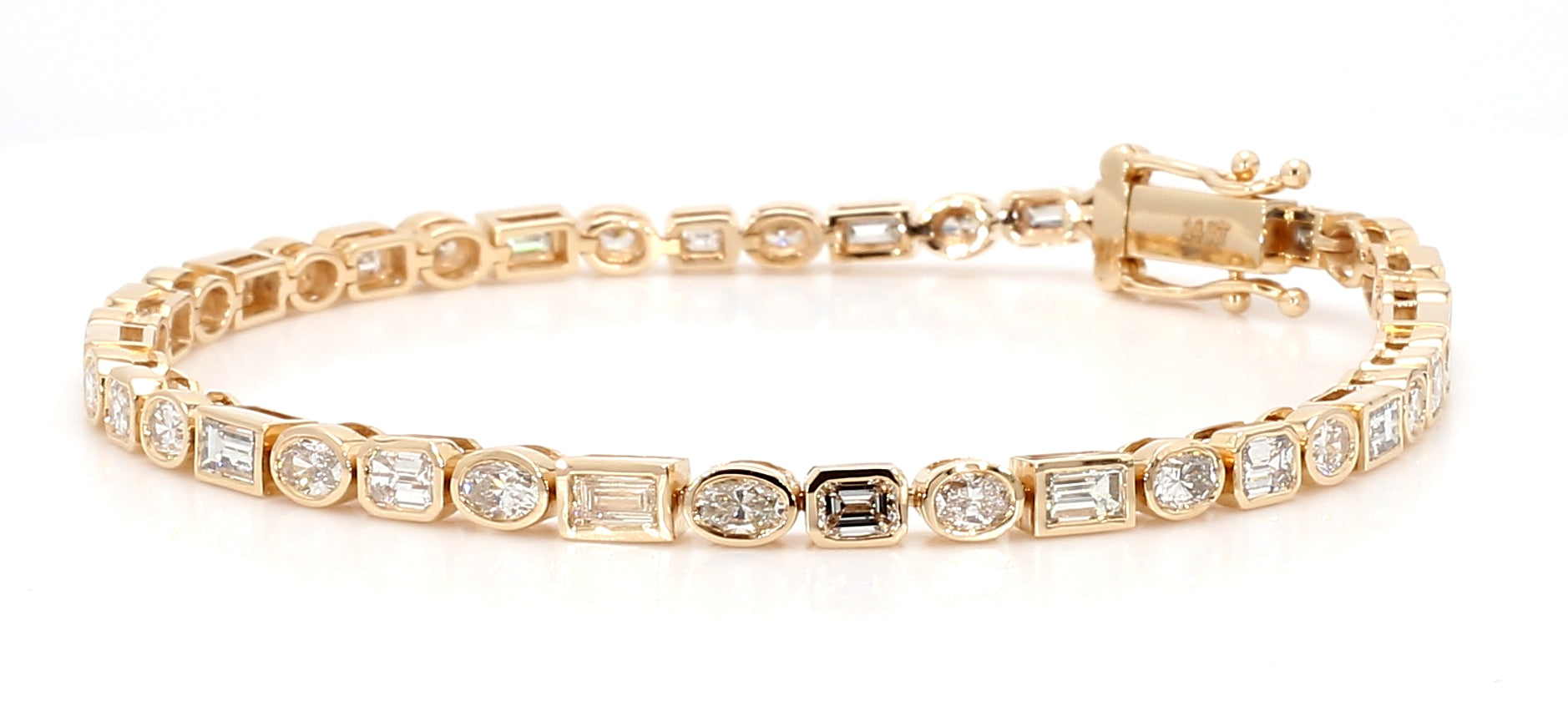 Natural White Mix Diamond Bracelet