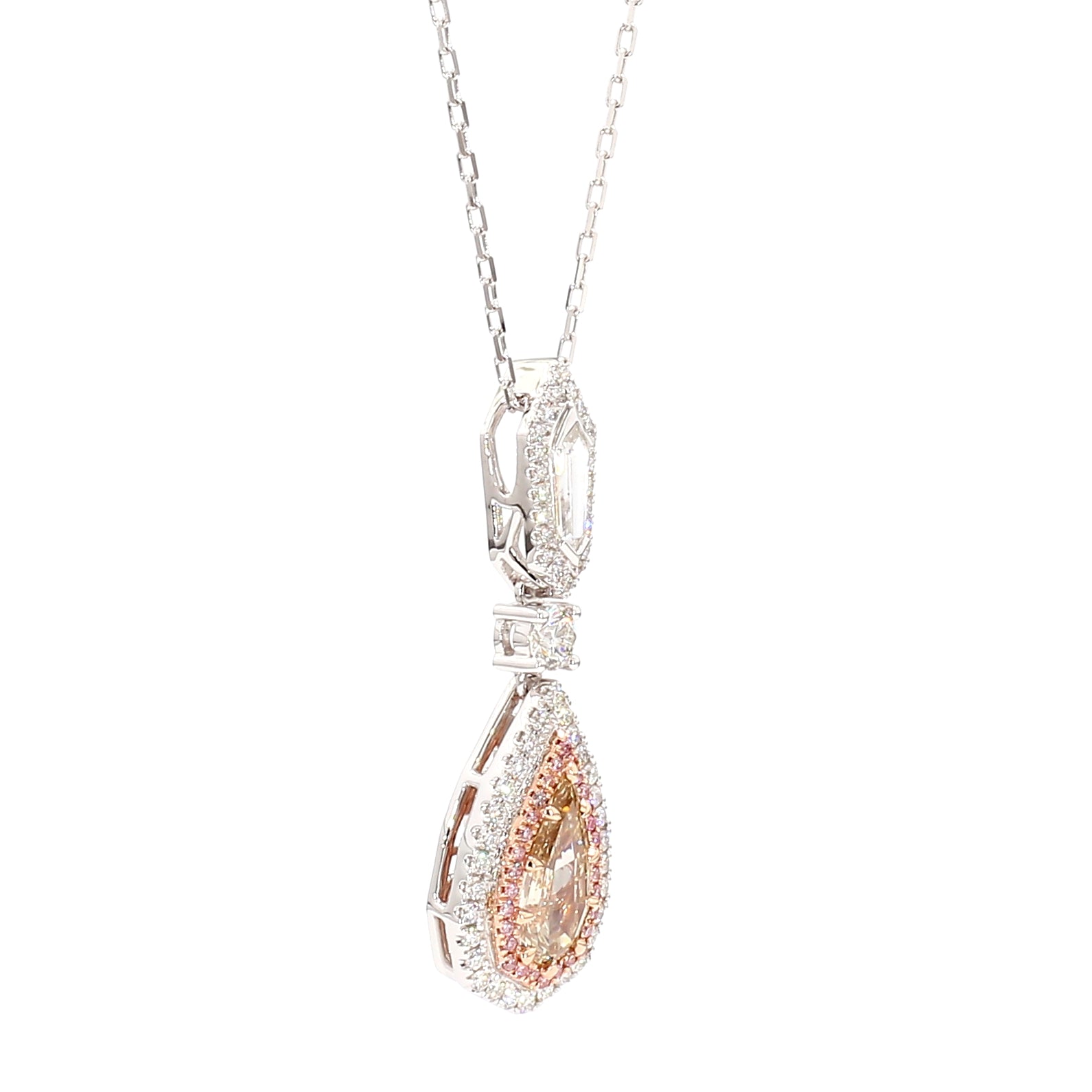 Natural Yellow Kite Diamond Pendant Gia CERTIFIED