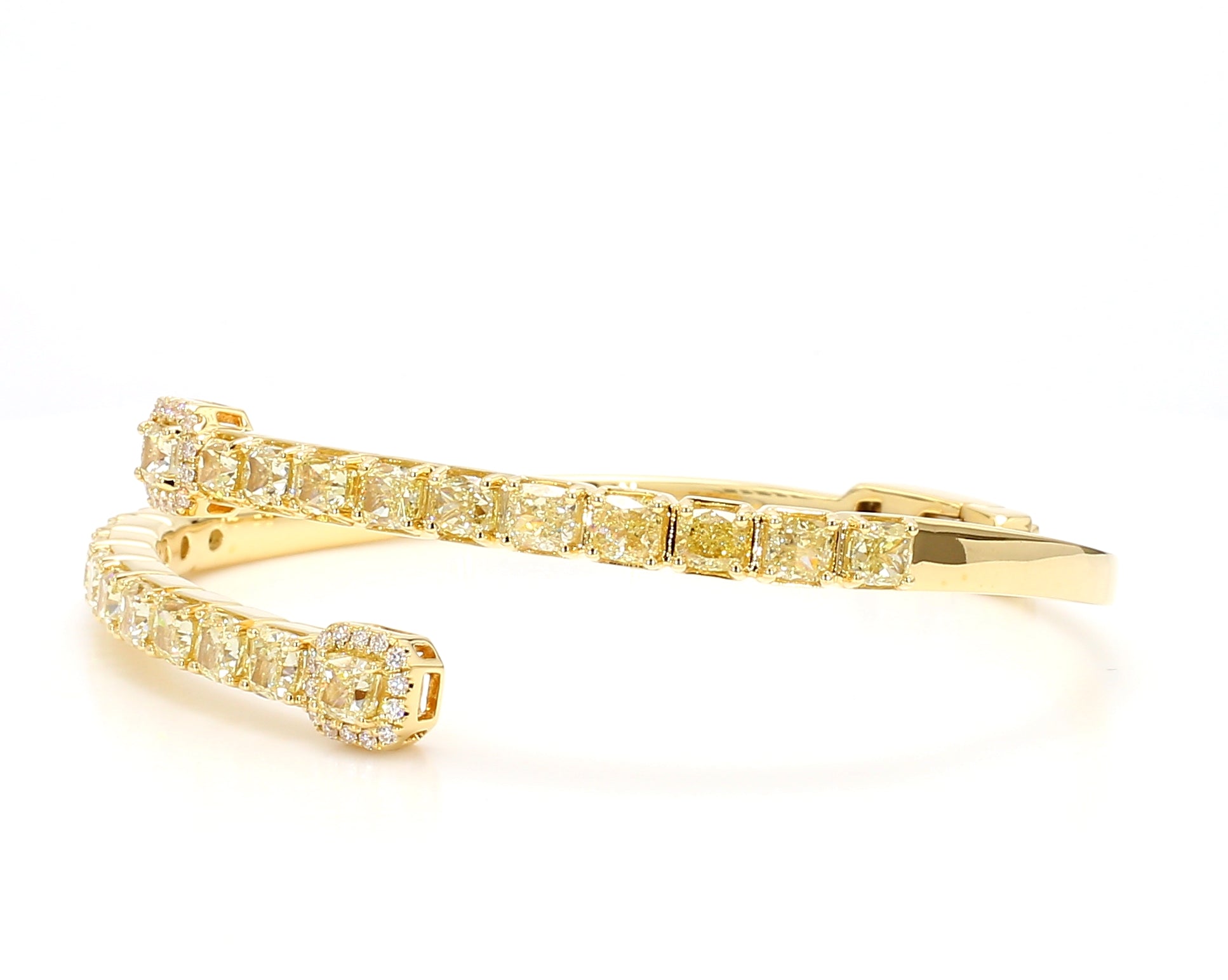 Natural Yellow Cushion Diamond Bracelet product image 2