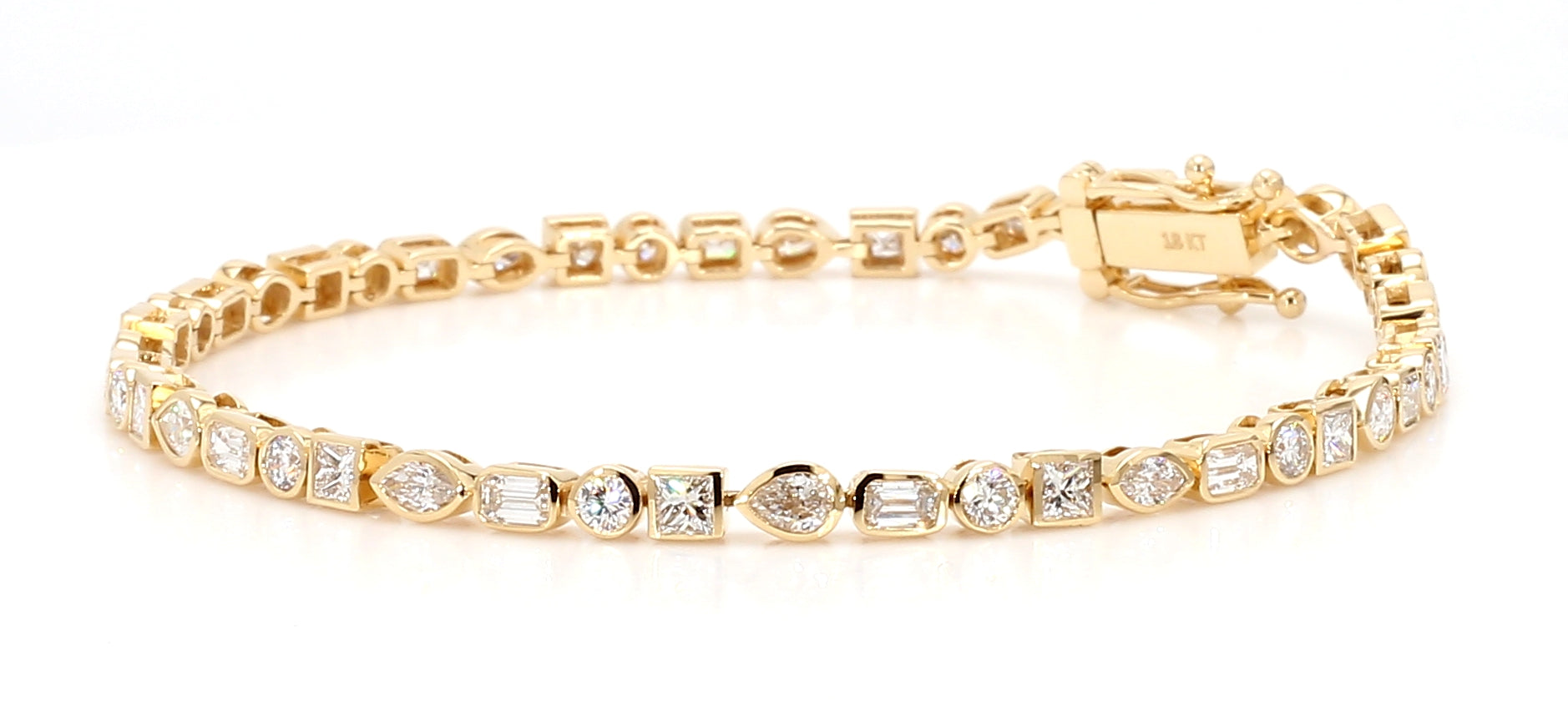Natural White Mix Diamond Bracelet