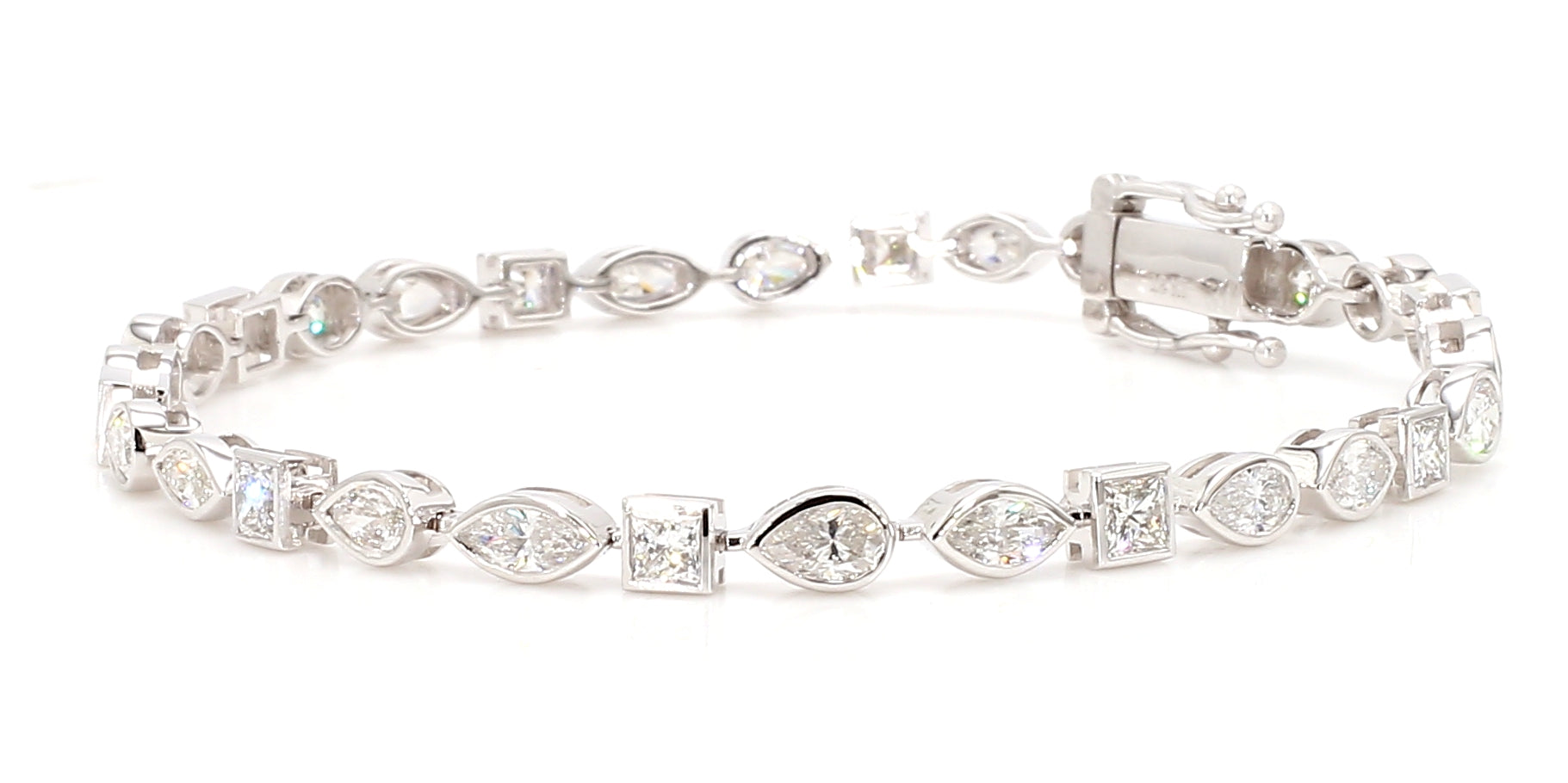 Natural White Mix Diamond Bracelet