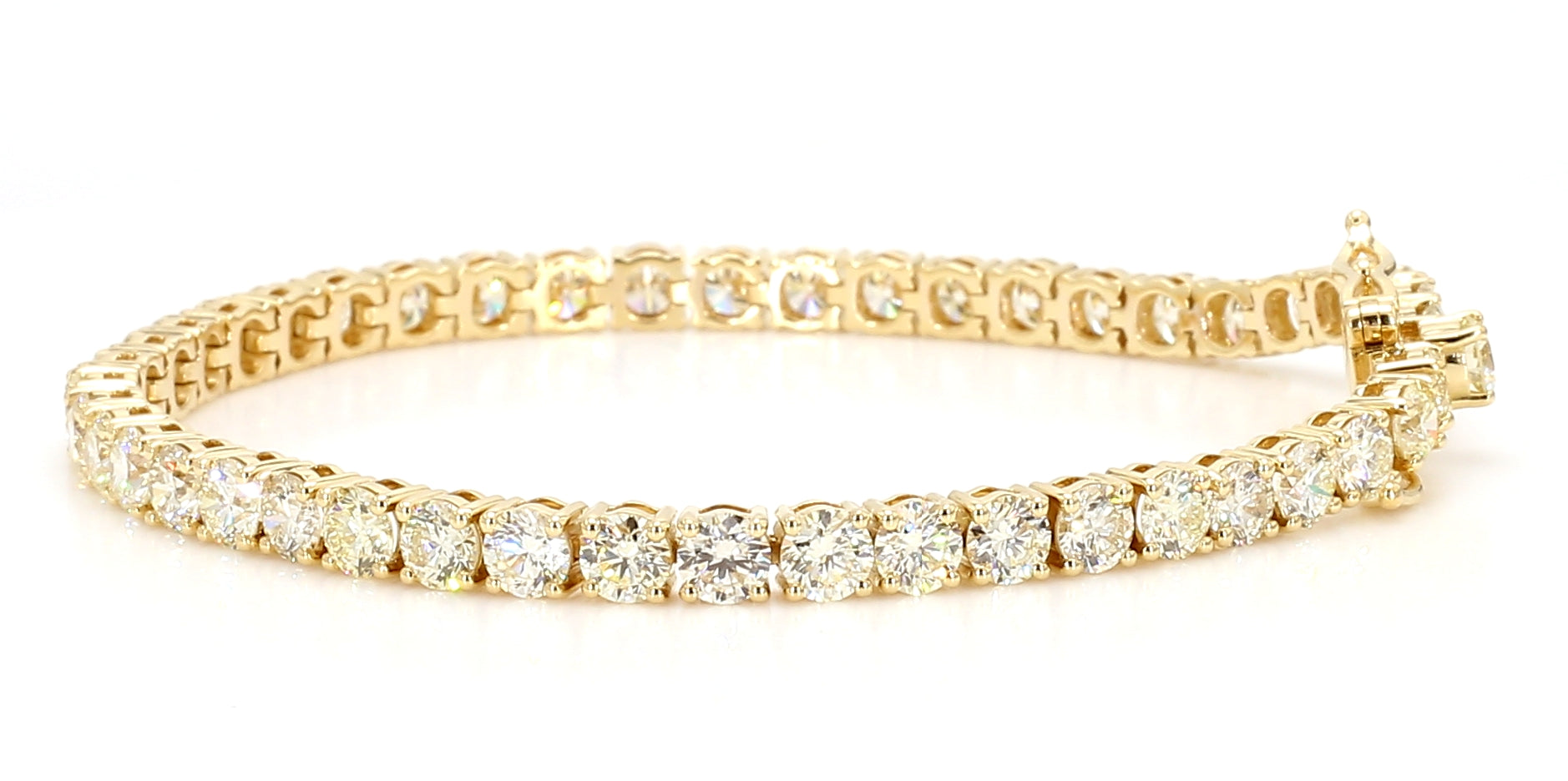 Natural White Round Diamond Bracelet