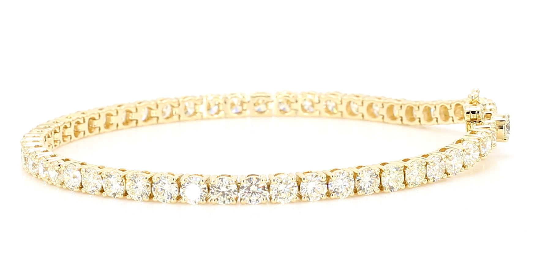 Natural White Round Diamond Bracelet