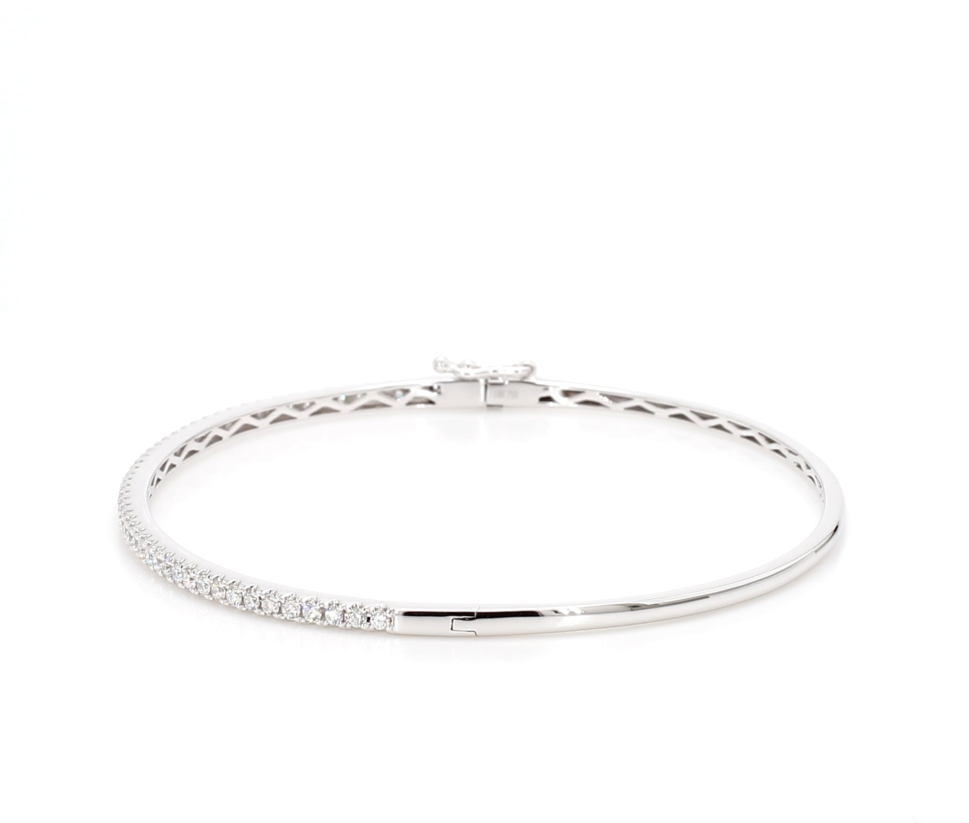 Natural White Round Diamond Bracelet