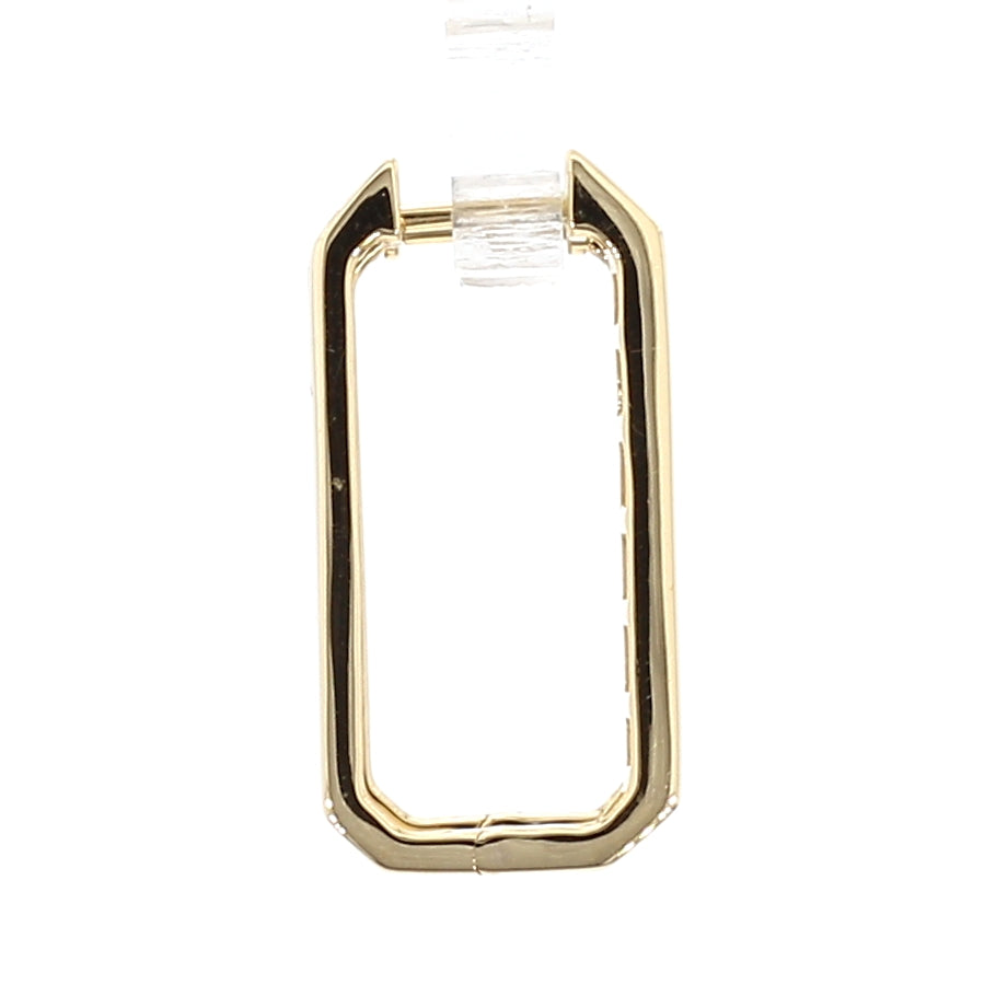 Natural White Baguette Diamond EARRING