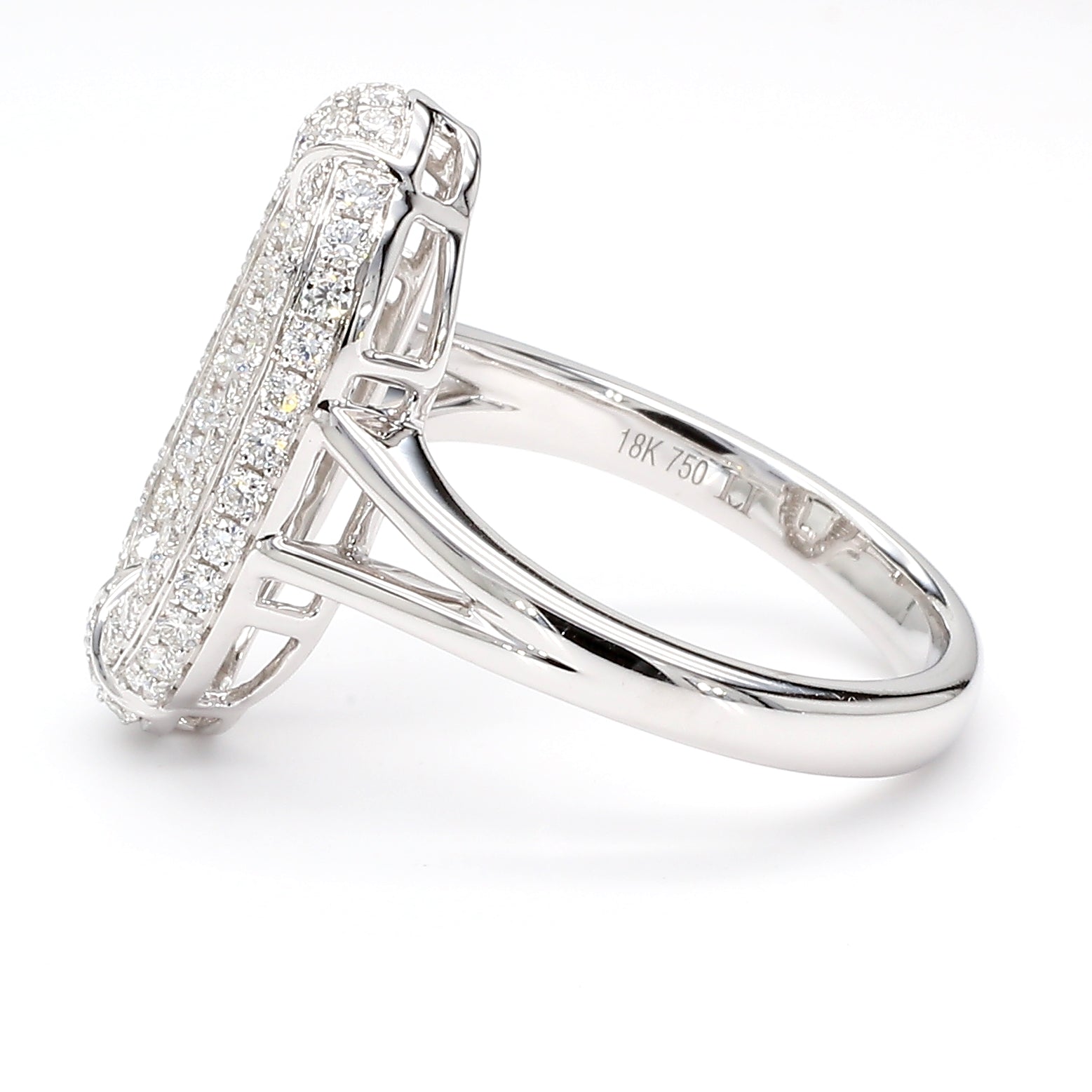 Natural White Round Diamond Ring