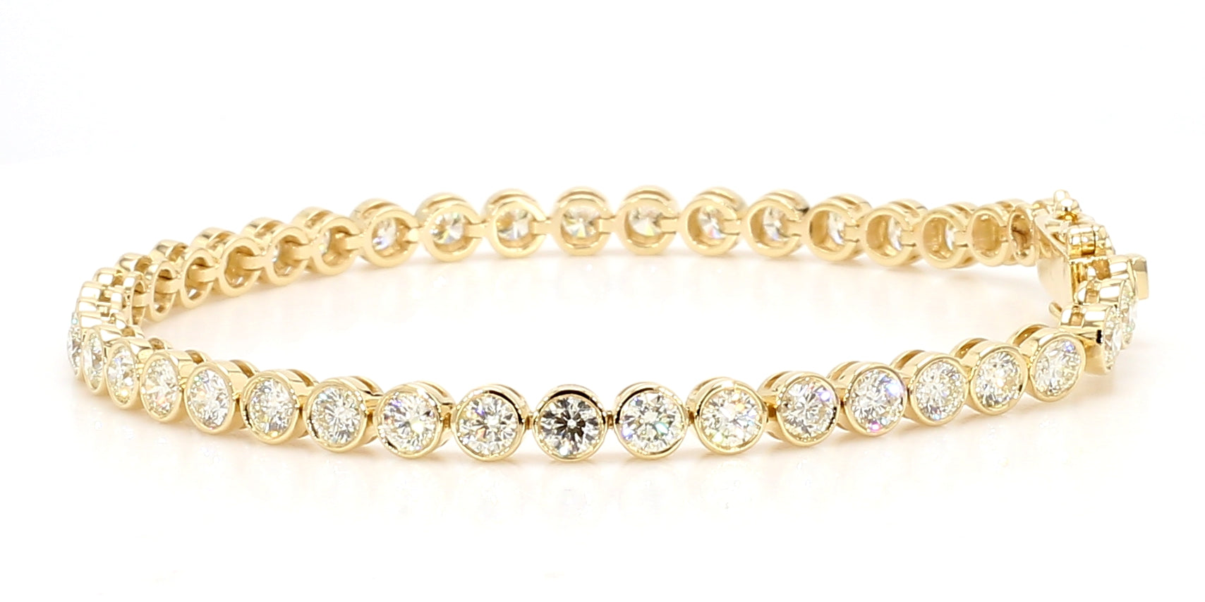 Natural White Round Diamond Bracelet
