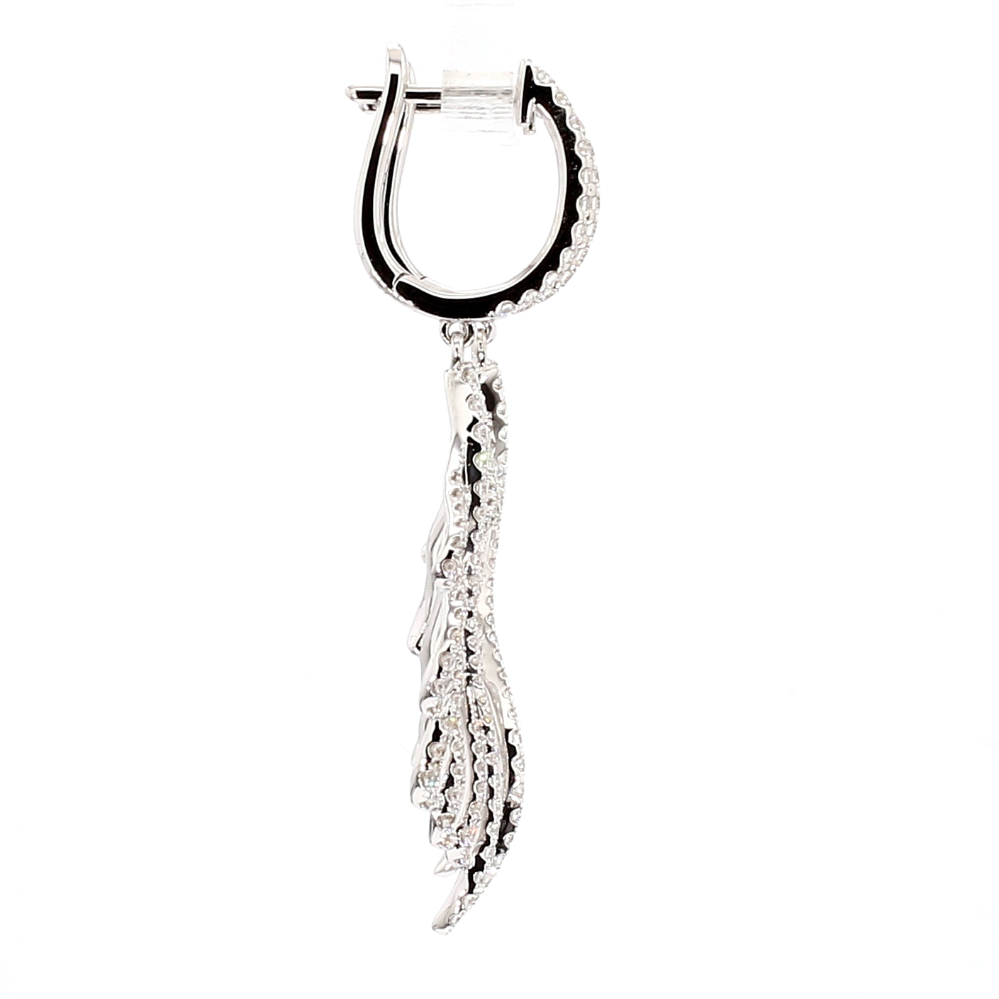 Natural Round Diamond Earring