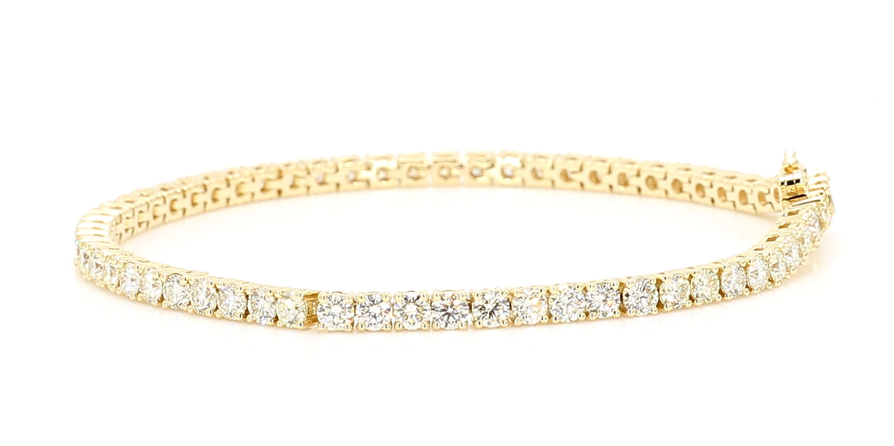 Natural White Round Diamond Bracelet