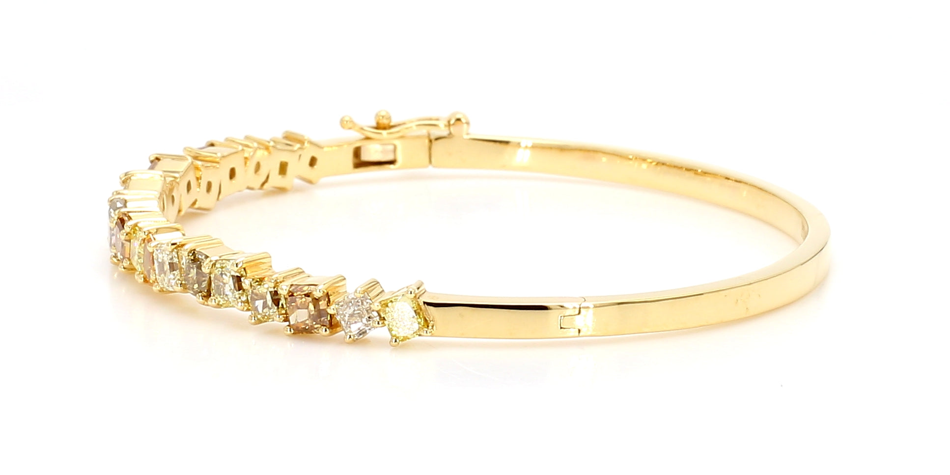 Natural Mix Radiant Diamond Bracelet