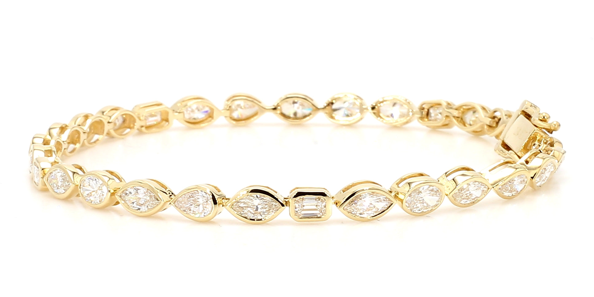 Natural White Marquise Diamond Bracelet