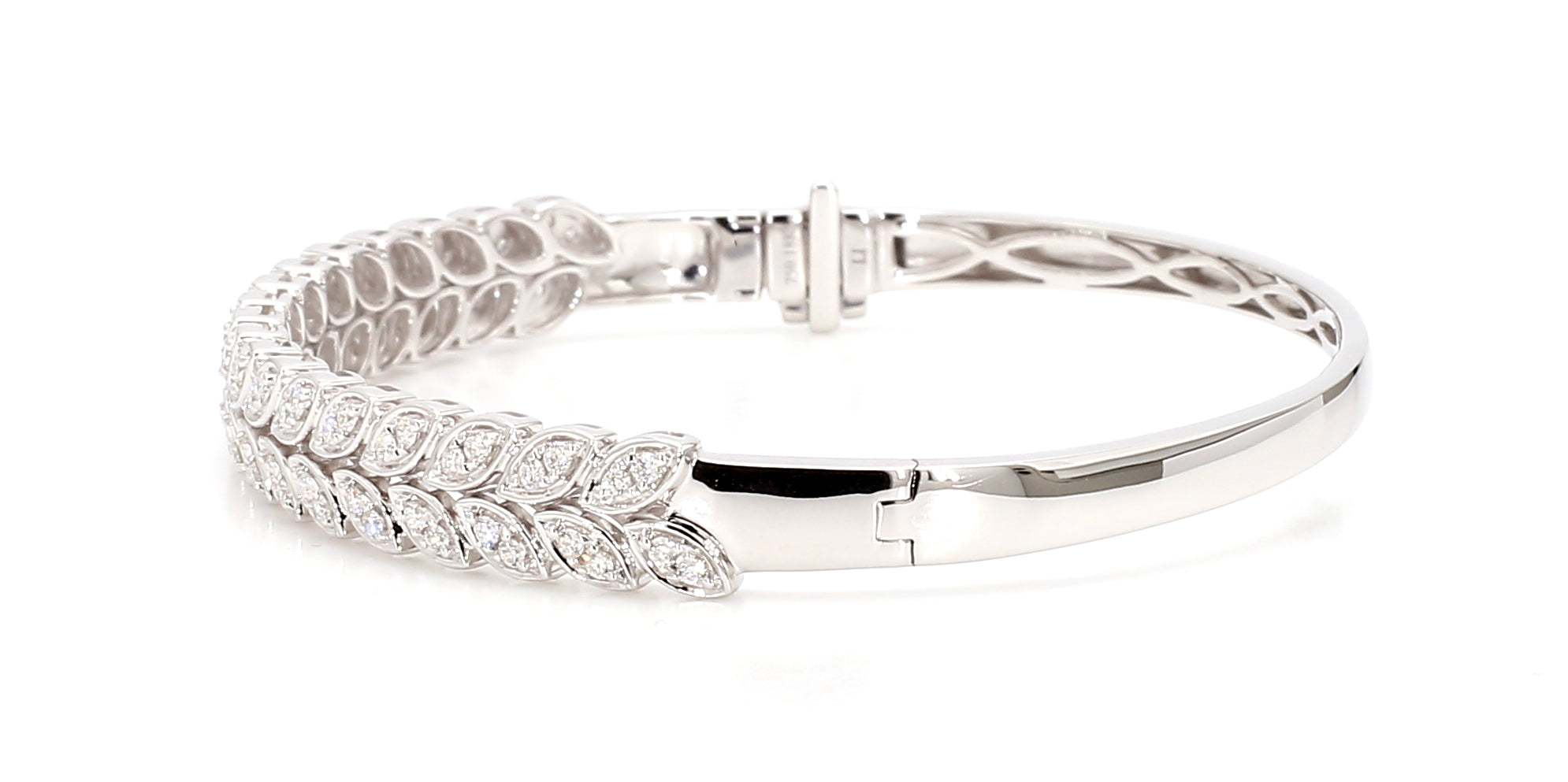 Natural White Round Diamond Bracelet