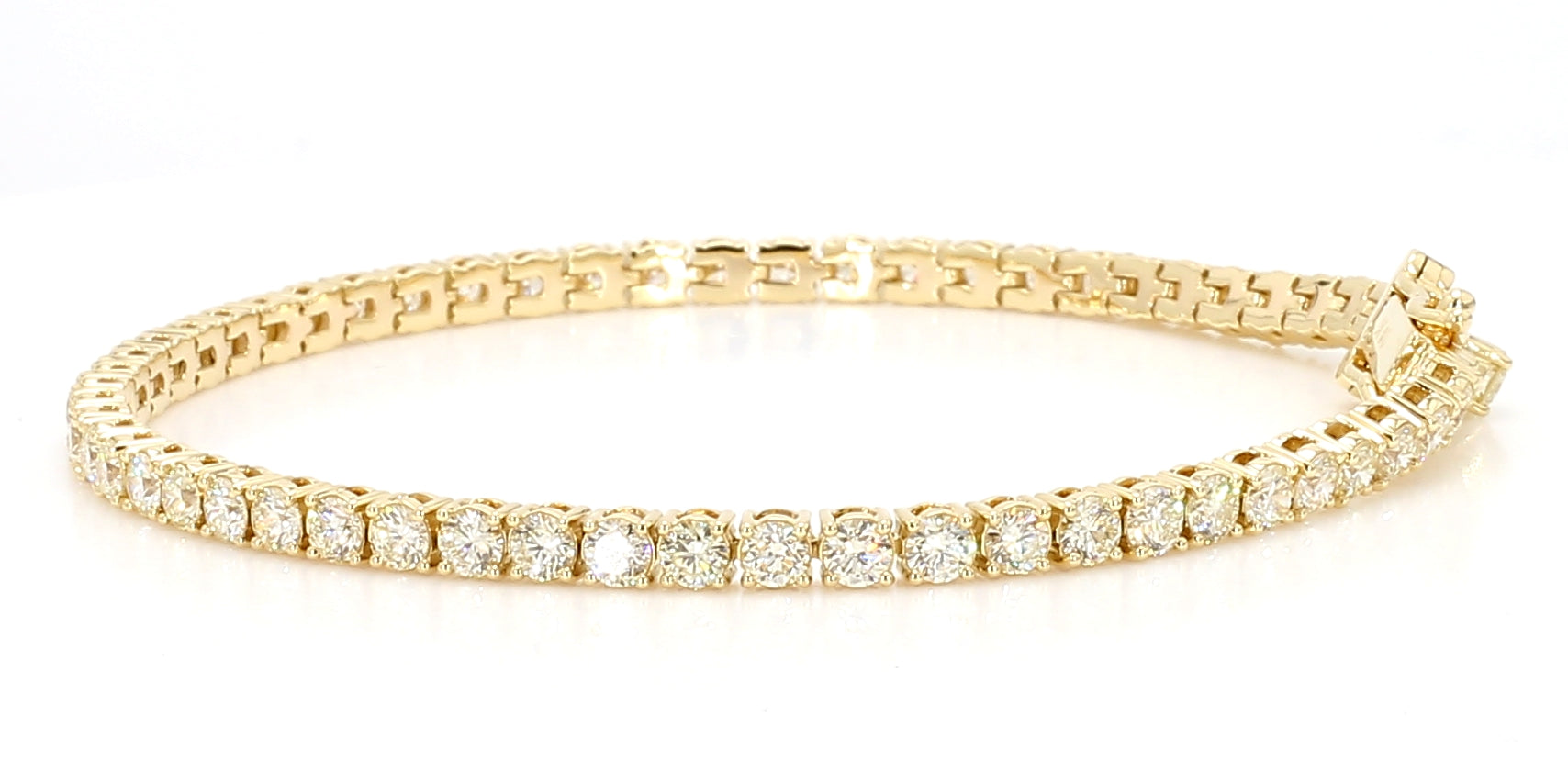 Natural White Round Diamond Bracelet