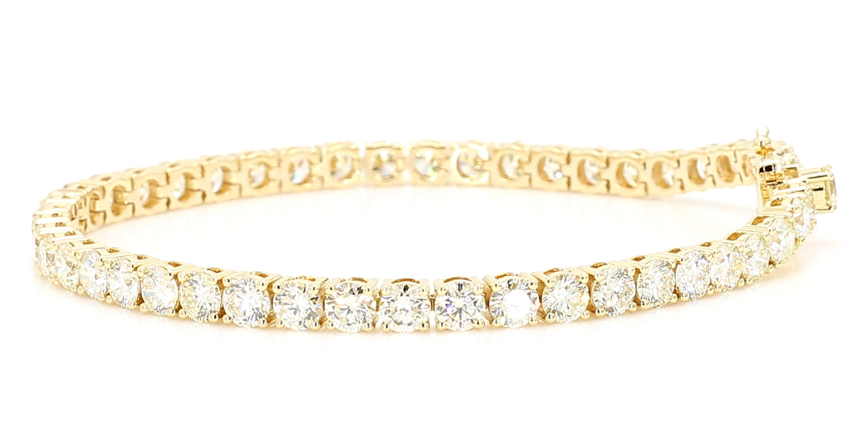Natural White Round Diamond Bracelet
