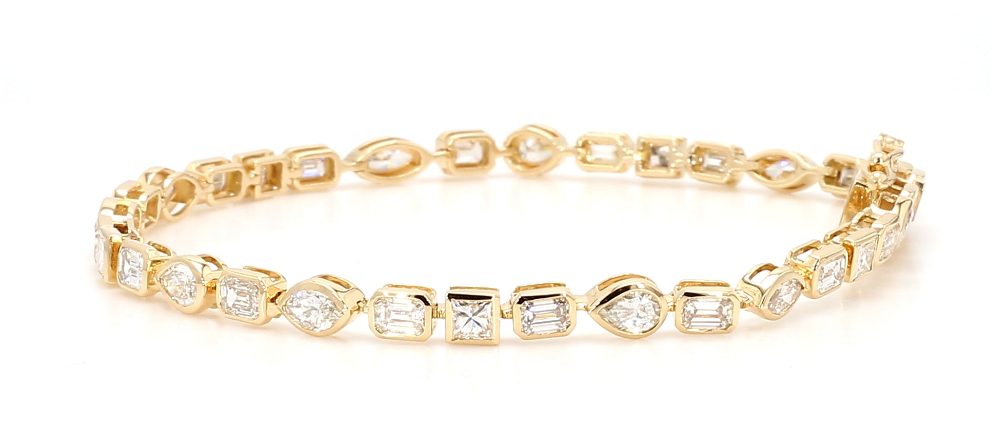 Natural White Mix Diamond Bracelet