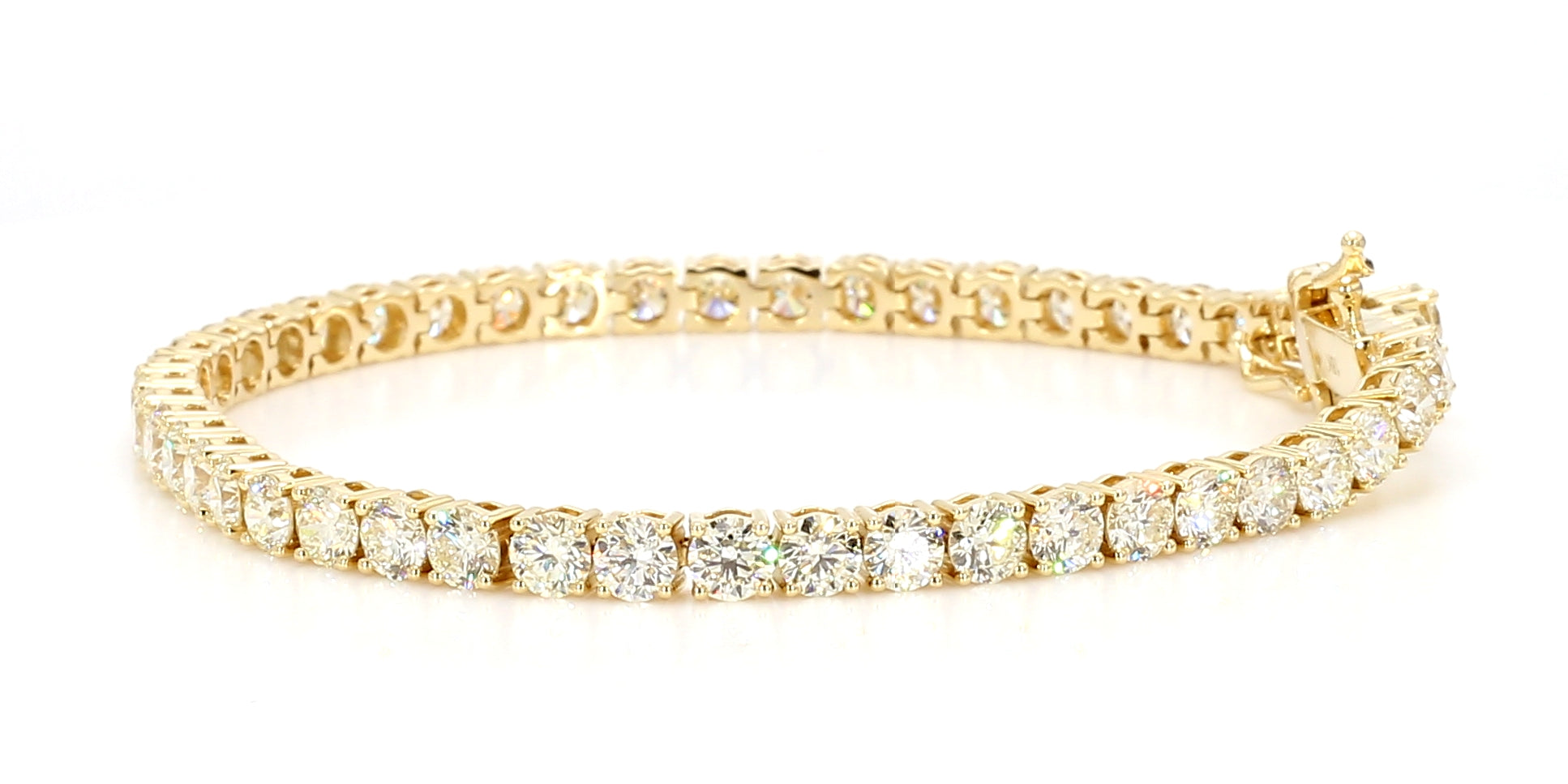 Natural White Round Diamond Bracelet