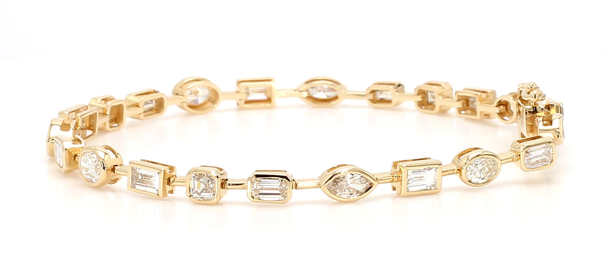 Natural White Mix Diamond Bracelet