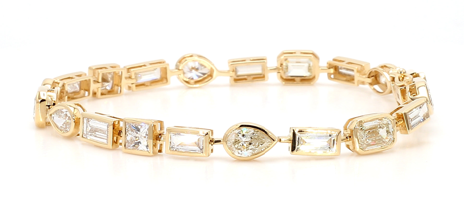 Natural White Mix Diamond Bracelet