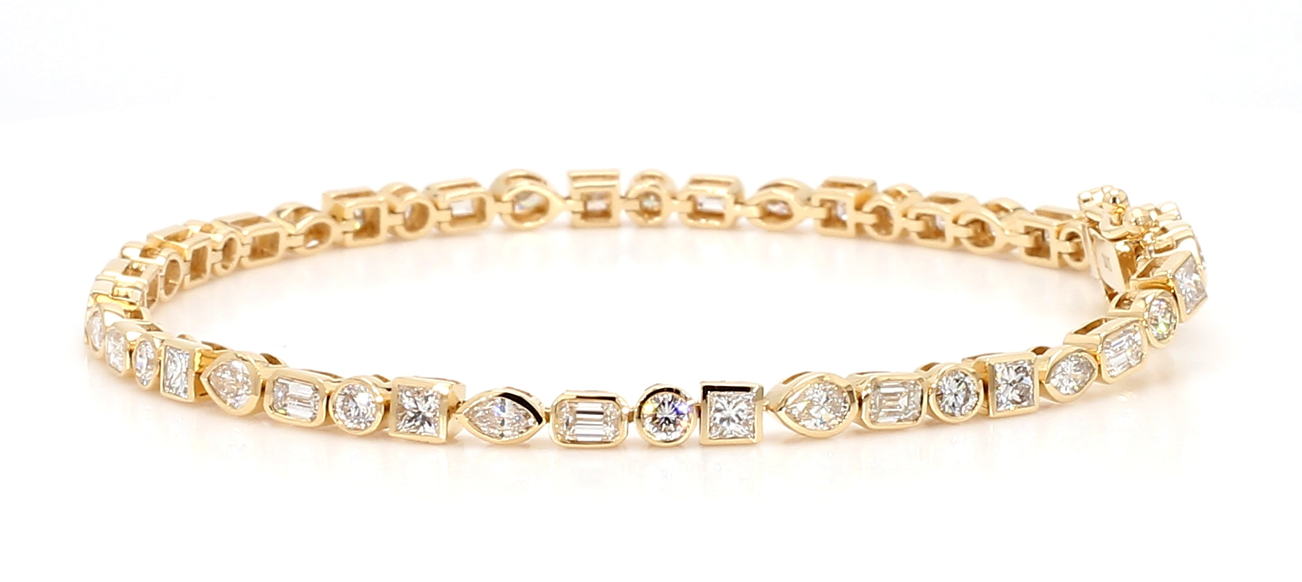 Natural White Mix Diamond Bracelet