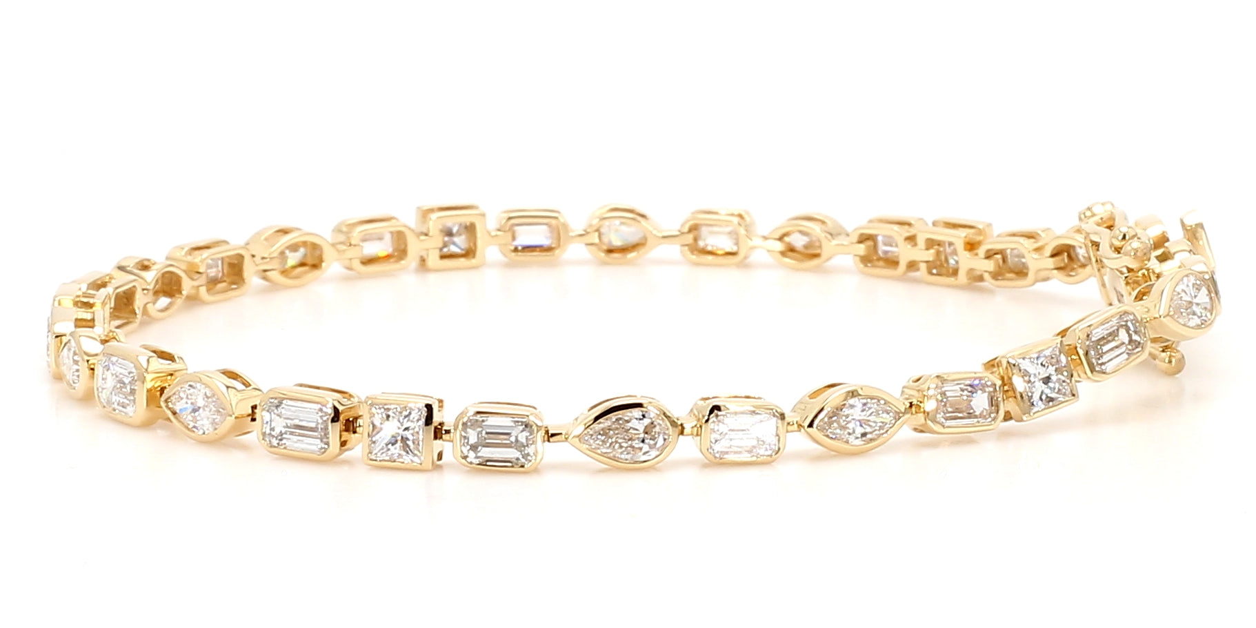 Natural White Mix Diamond Bracelet