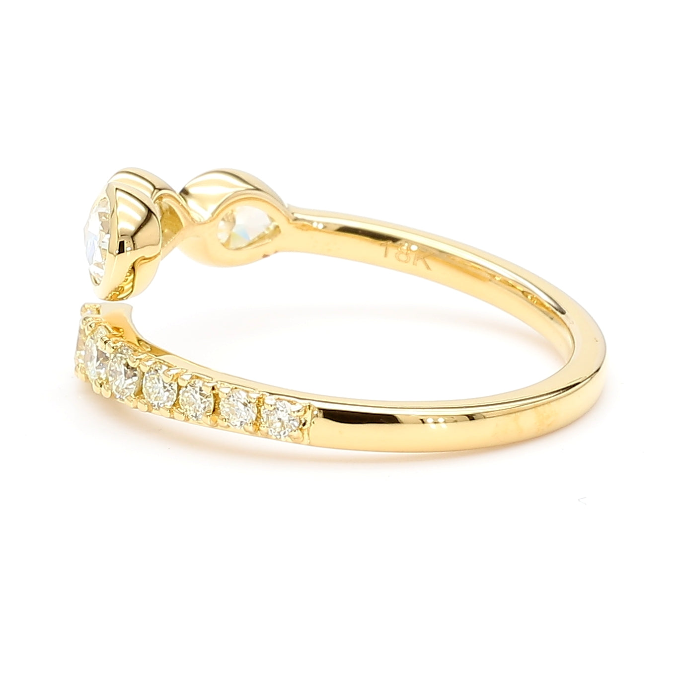 Natural Yellow Oval Diamond Ring