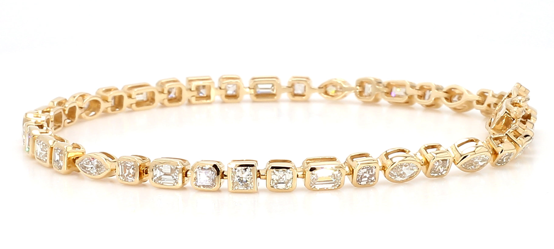 Natural White Mix Diamond Bracelet
