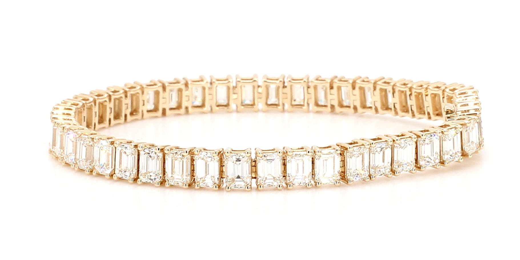 Natural White Emerald Diamond BRACELET