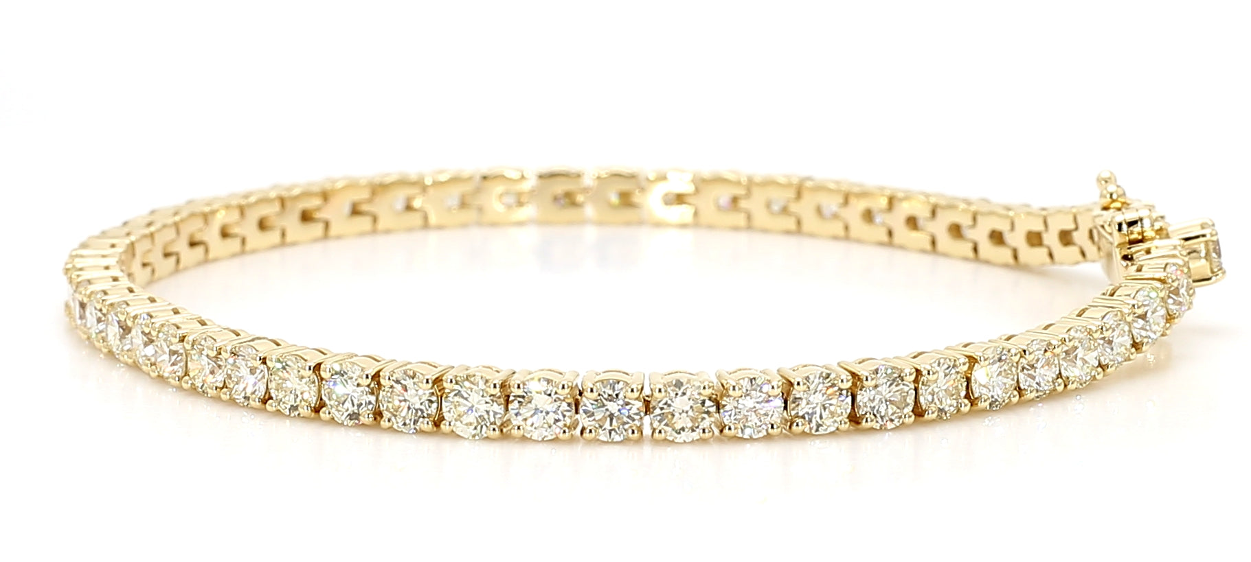Natural White Round Diamond Bracelet