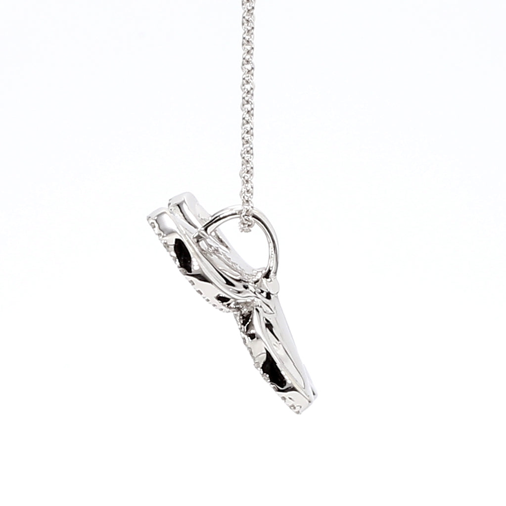 Natural White Round Diamond Pendant product image 3