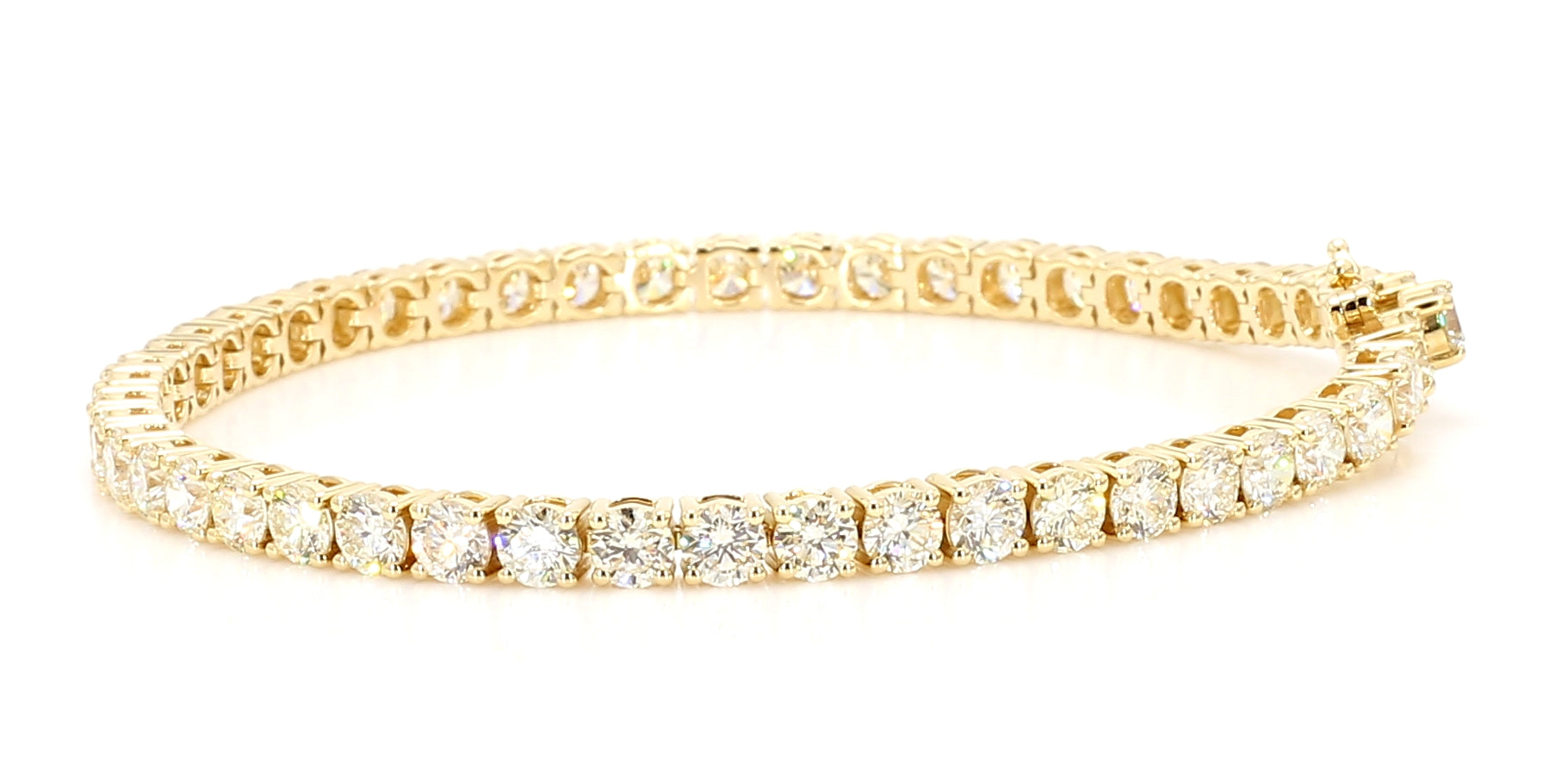 Natural White Round Diamond Bracelet