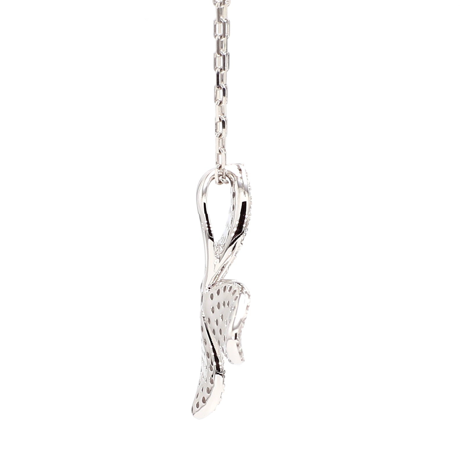 Natural White Round Diamond Pendant