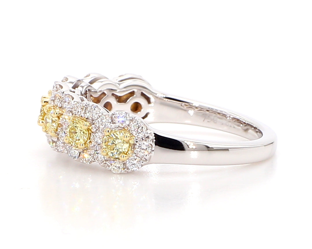 Natural Yellow Round Diamond Ring product image 3