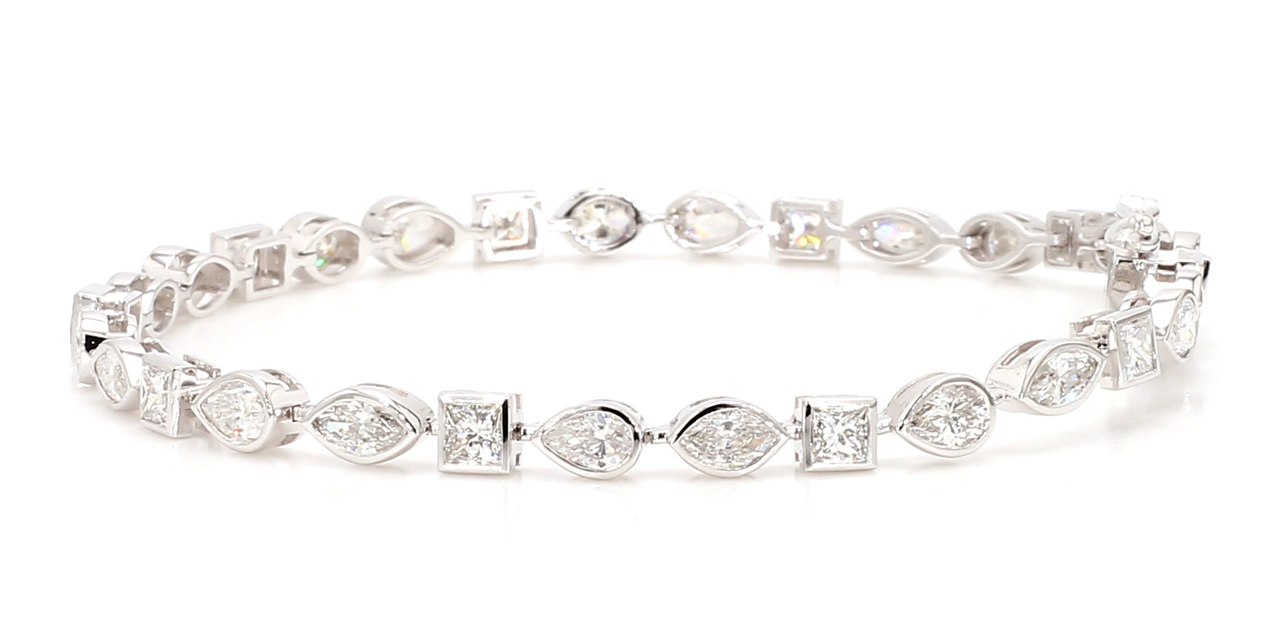 Natural White Mix Diamond Bracelet