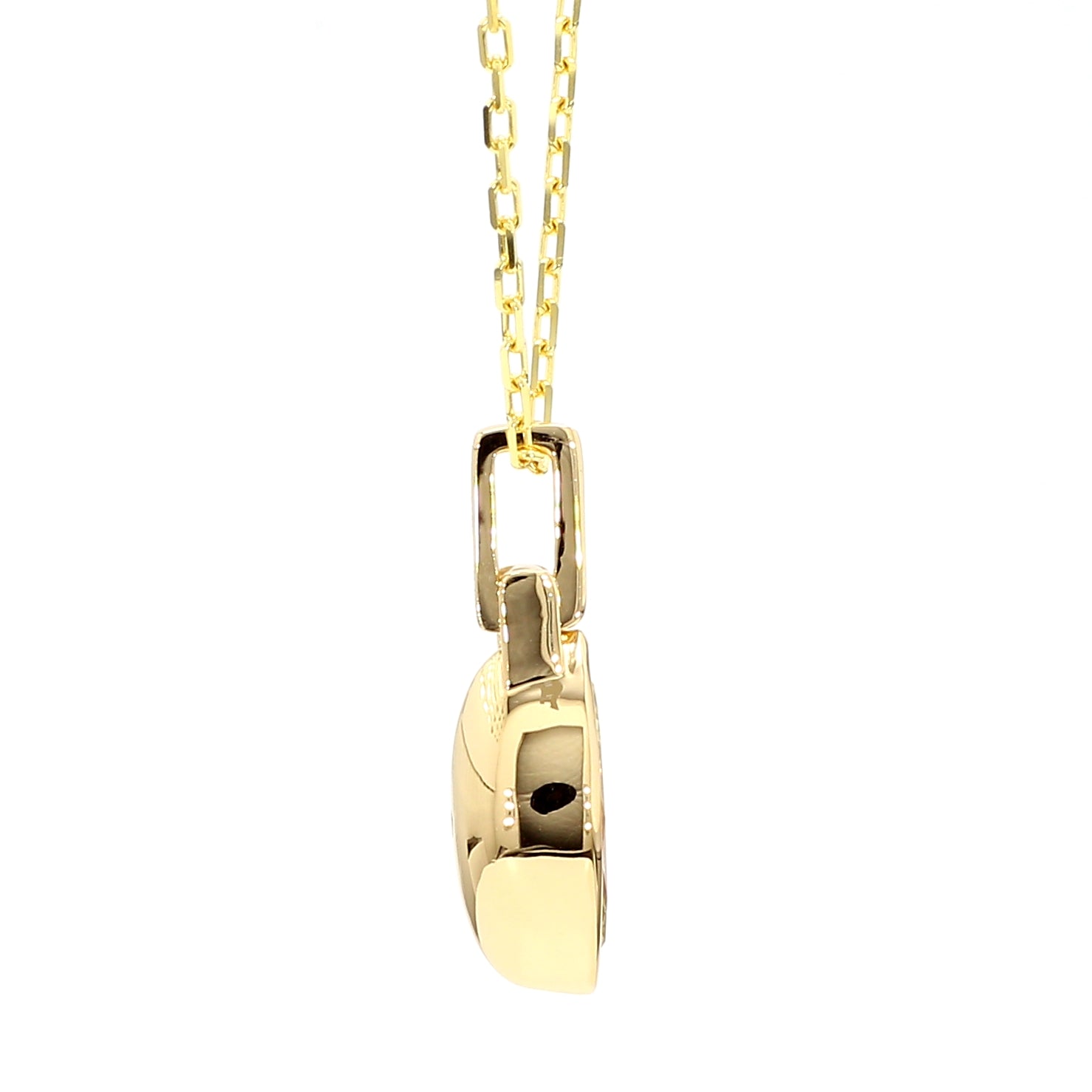 Natural Yellow Marquise Diamond Pendant Gia Certified