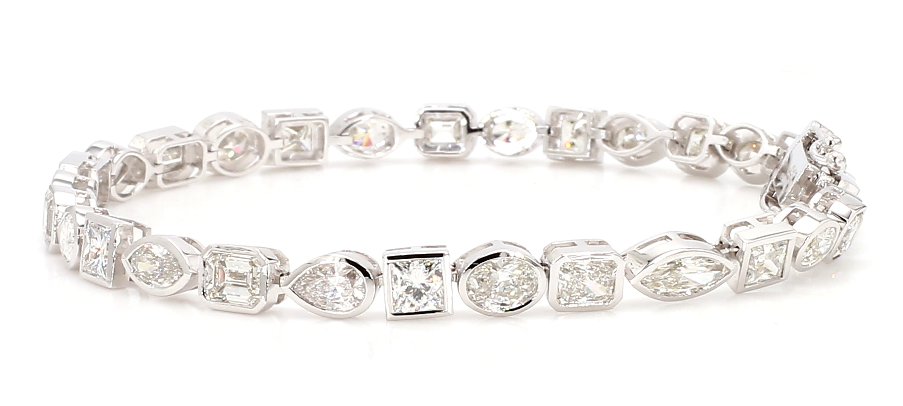 Natural White Mix Diamond Bracelet