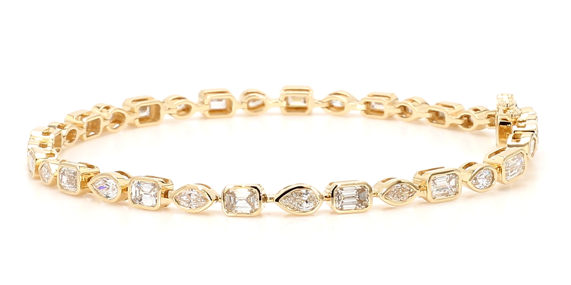 Natural White Mix Diamond Bracelet