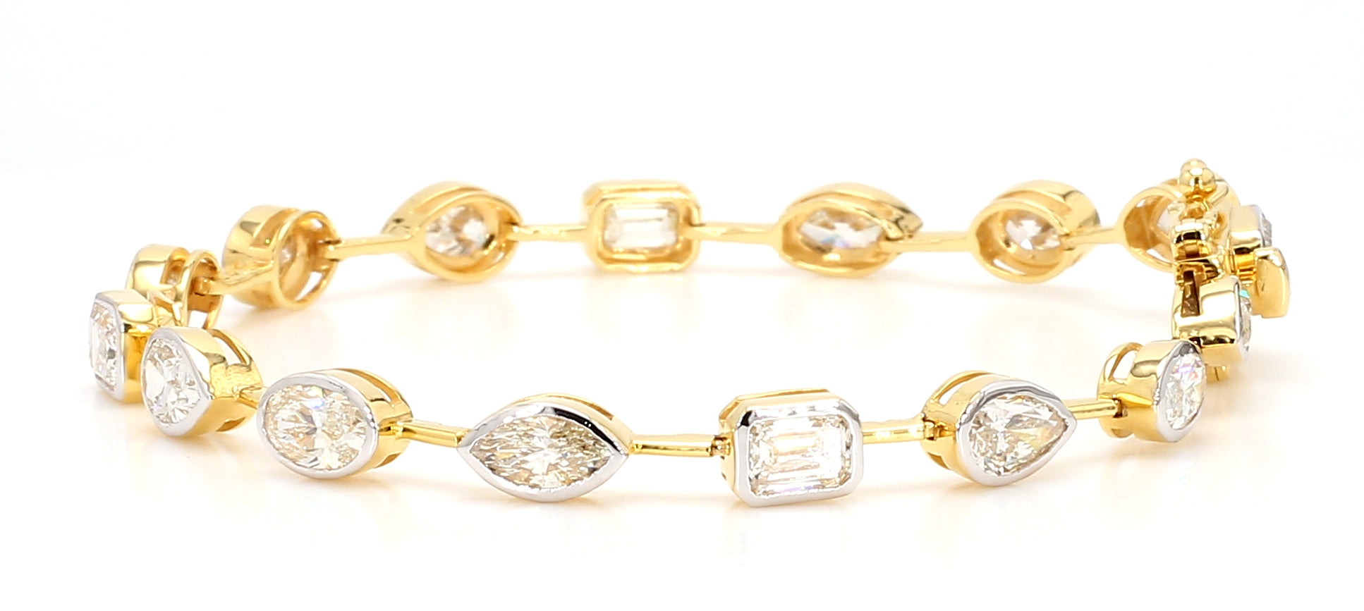 Natural White Mix Diamond Bracelet