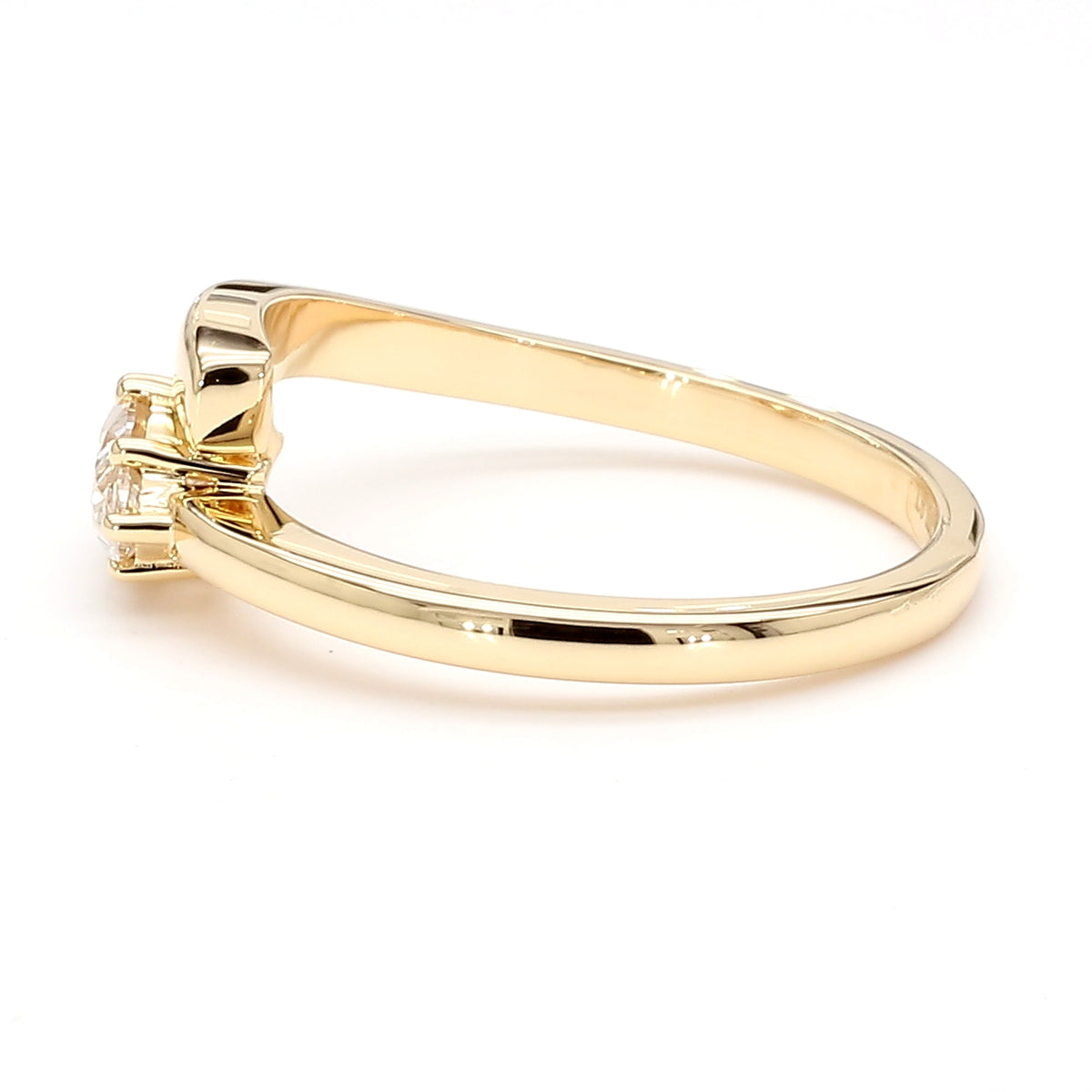 Natural White Marquise Diamond Ring