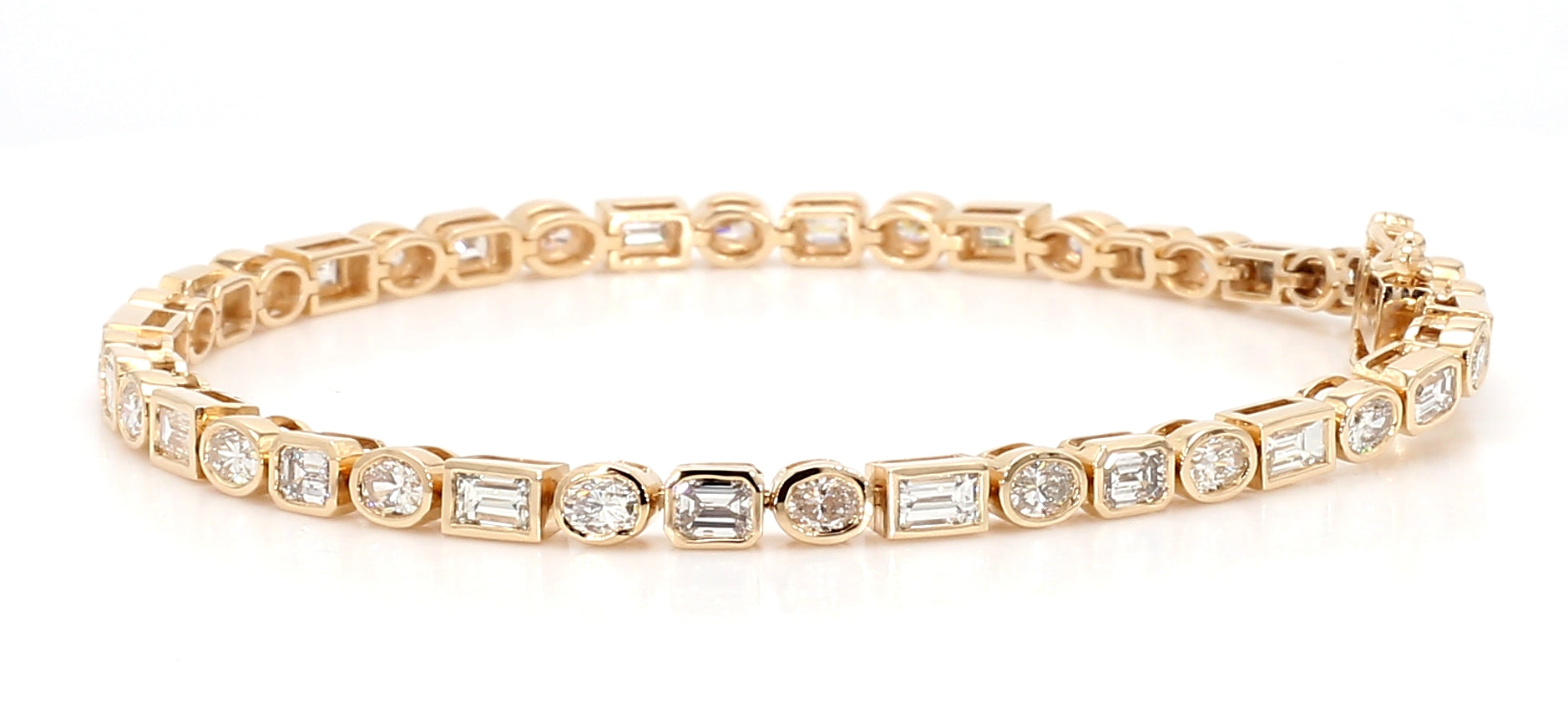 Natural White Mix Diamond Bracelet
