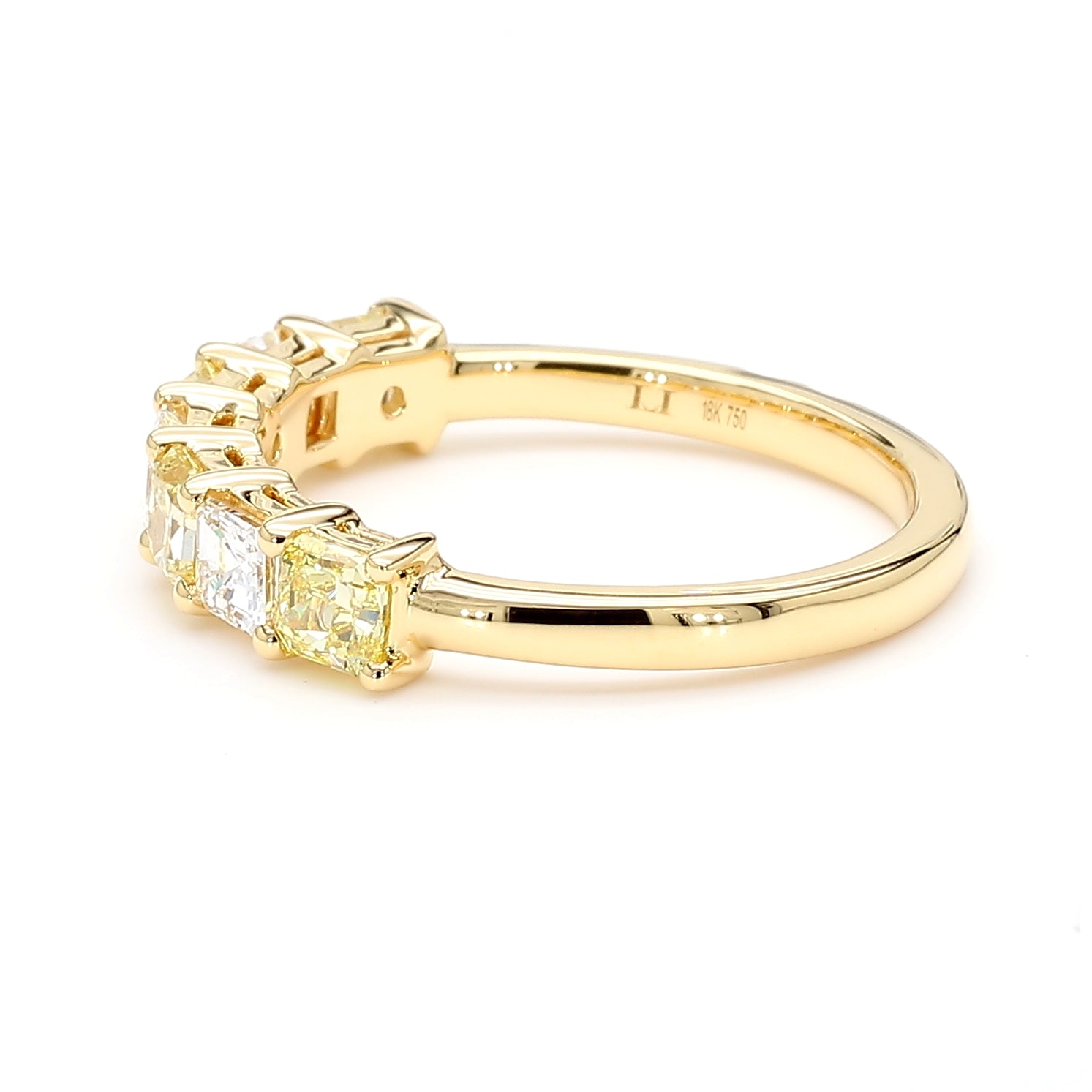 Natural Yellow Radiant Diamond RING