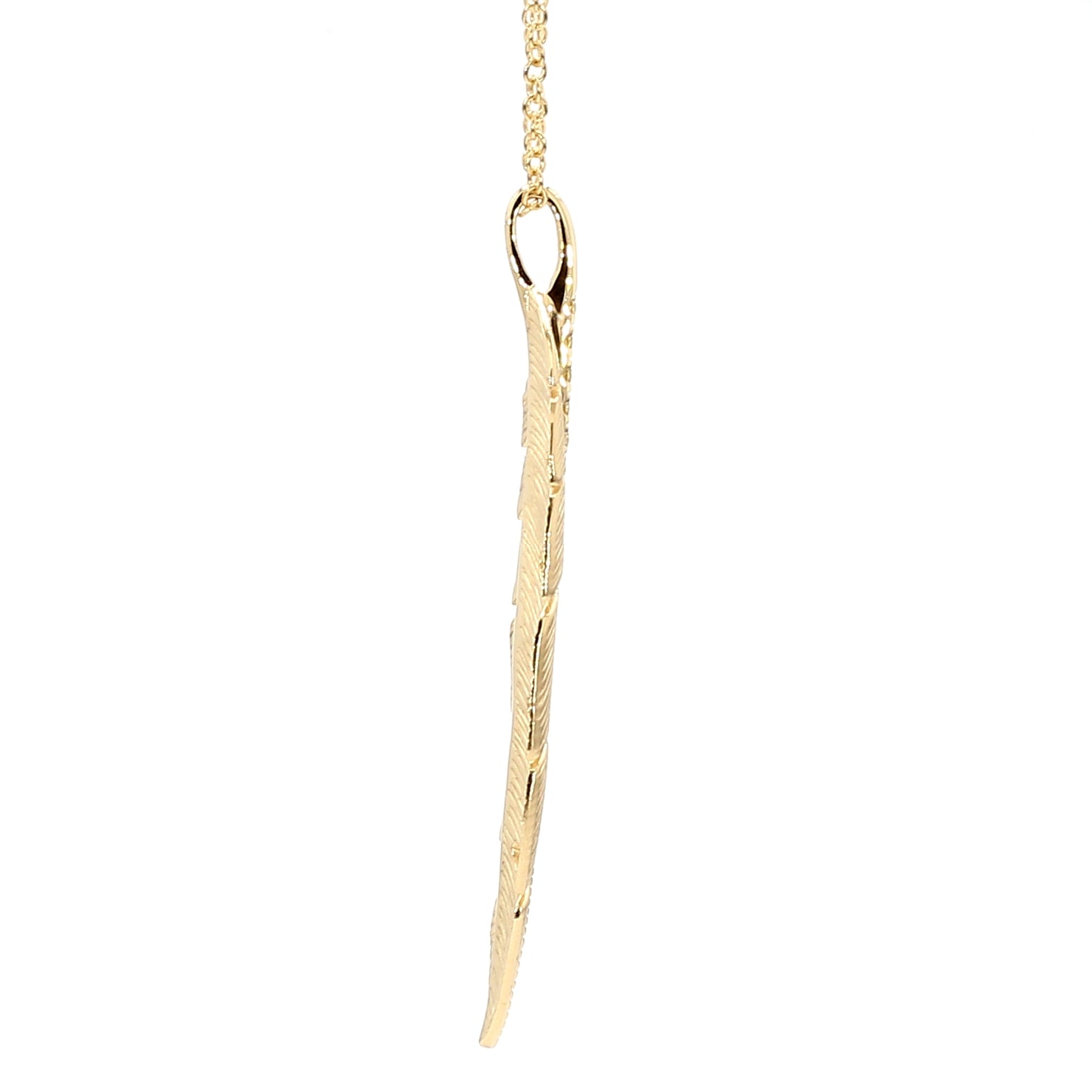 Natural Yellow Round Diamond Necklace
